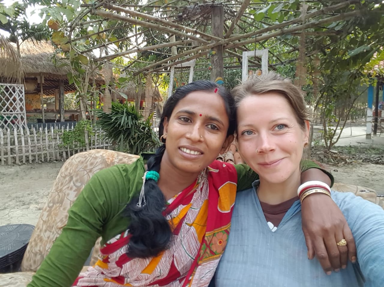 Feli who came as volunteer all the way from Germany and stayed back in our hearts as a friend.