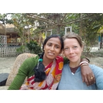 Feli who came as volunteer all the way from Germany and stayed back in our hearts as a friend.